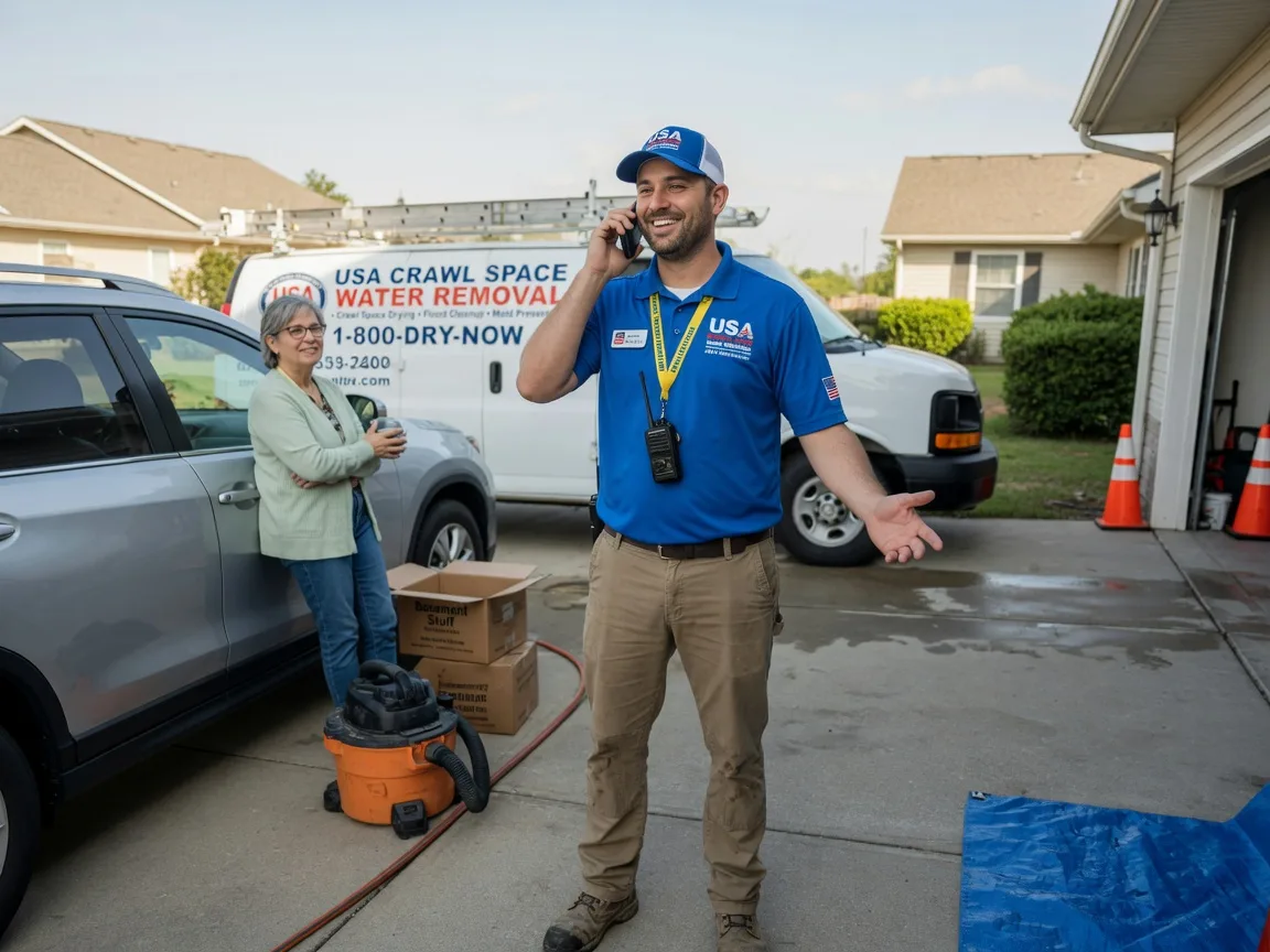 Crawl Space Water Removal Thompsons Station, TN FAQs